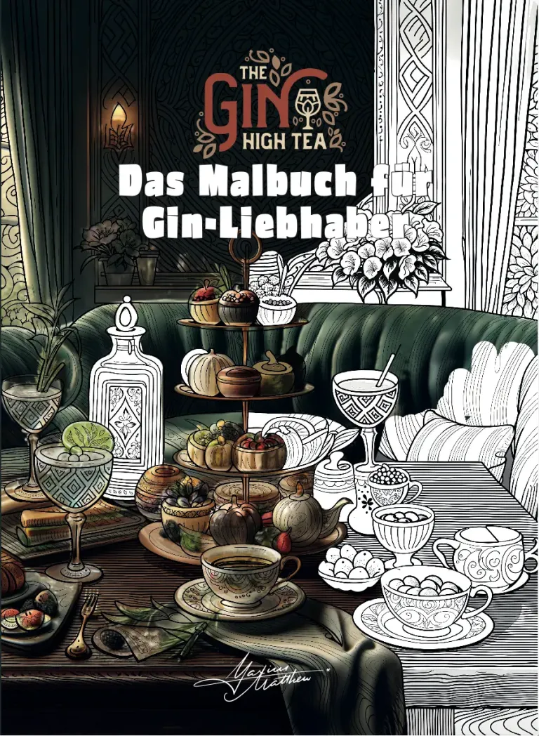 Cover: Das Malbuch für Gin-Liebhaber